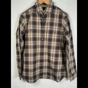 Banana republic slim fit shirt cotton spandex men size S 14 141/2